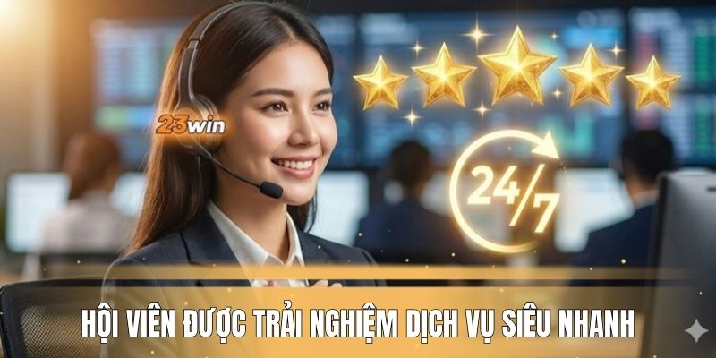 Hội viên được trải nghiệm dịch vụ siêu nhanh
